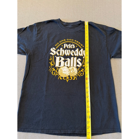 Christmas Tee Schweddy Balls Men's Size M black - Picture 6 of 7